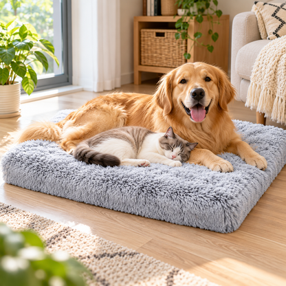 Long Plush Pet Bed / Cushion