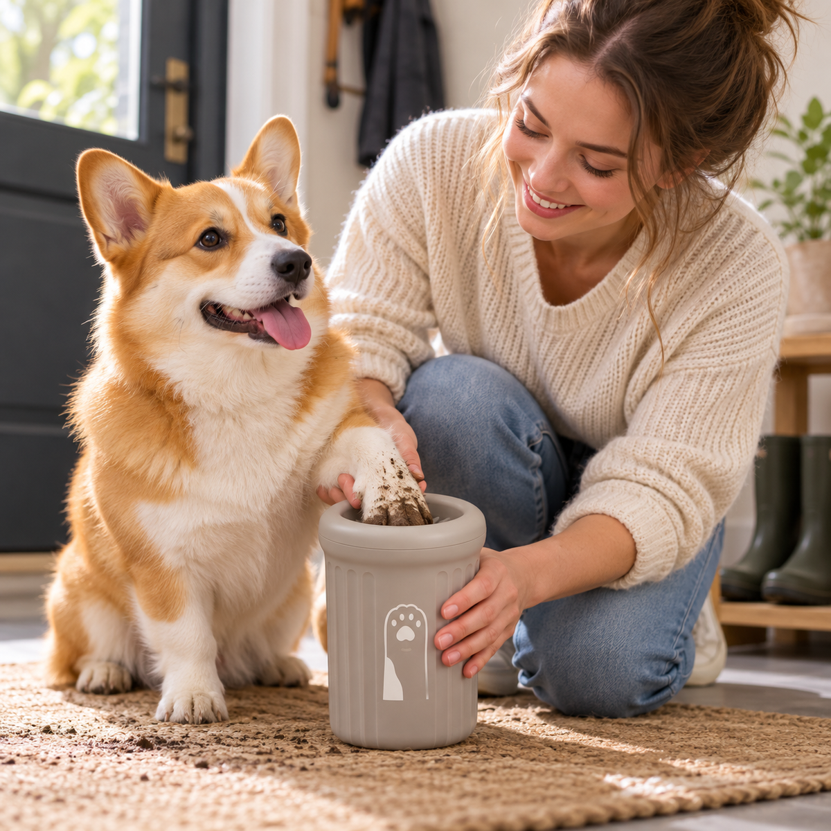 Dog Paw Cleaner Cup