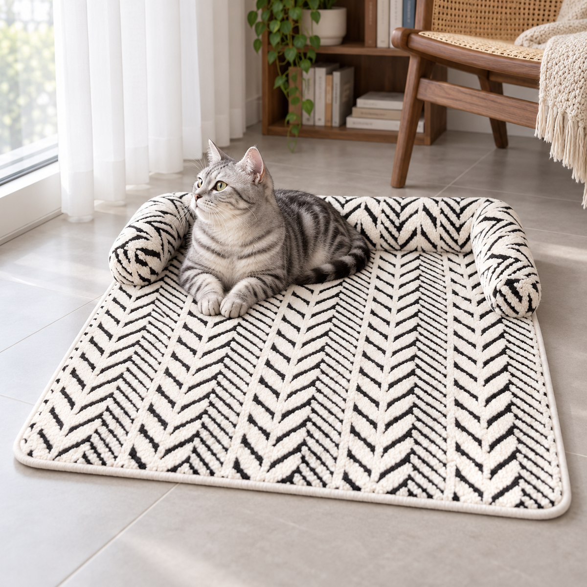 Leaf Pattern Pet Mat