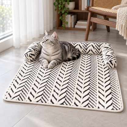 Leaf Pattern Pet Mat