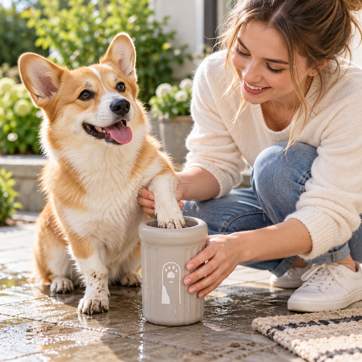 Dog Paw Cleaner Cup