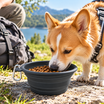 Collapsible Silicone Pet Bowl