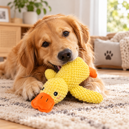 Squeaky Charge Duck Pet Toy